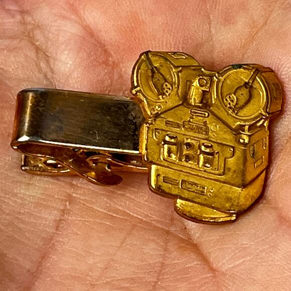Vintage 50s 60s Navy Aerial Reconnaissance Camera Tie Clip Cold War Leavens Co - Picture 9 of 16